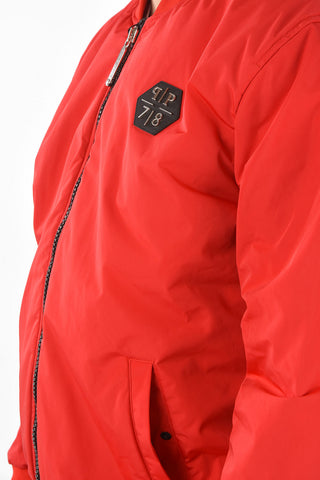 HOMME EST.1978 padded 2 pockets bomber with zip closure