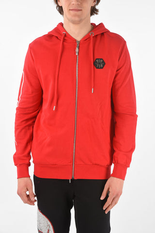 EST.1978 HOMME Felpa con Cappuccio e Zip Frontale