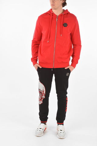 EST.1978 HOMME Felpa con Cappuccio e Zip Frontale