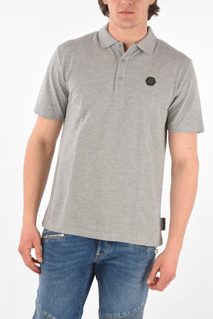 HOMME embossed logo Signature polo shirt