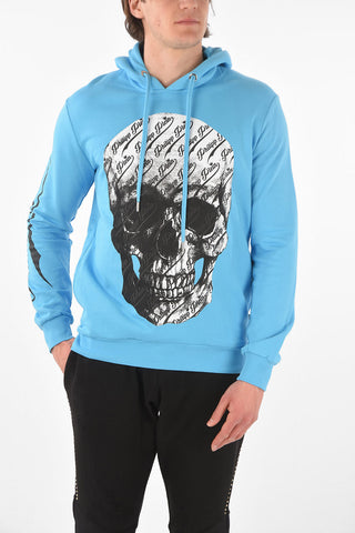 HOMME Cotton ALLOVER SKULL Hoodie