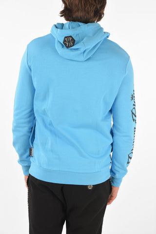 HOMME Cotton ALLOVER SKULL Hoodie