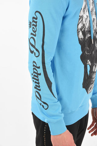 HOMME Cotton ALLOVER SKULL Hoodie