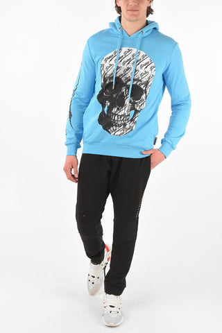 HOMME Cotton ALLOVER SKULL Hoodie