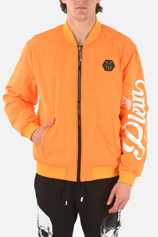 HOMME EST.1978 padded 2 pockets bomber with zip closure