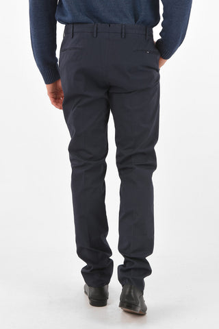 pantaloni chinos in cotone stretch slim fit