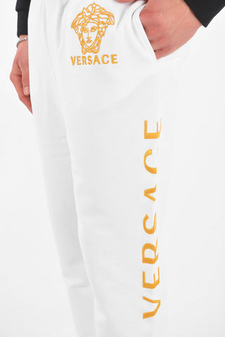 Embroidered Logo Cotton Joggers