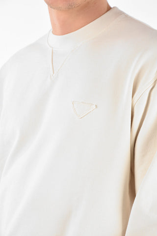 Crew Neck Brushed Cotton Sweatshirt