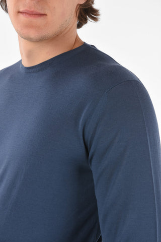 Crew Neck Extrafine Virgin Wool Sweater
