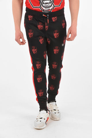 HOMME EST.1978 skulls printed jogger pants
