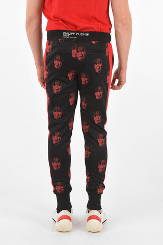 HOMME EST.1978 skulls printed jogger pants
