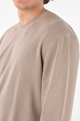 Crew Neck Cotton Pullover