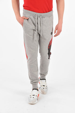 HOMME skull printed jogger pants