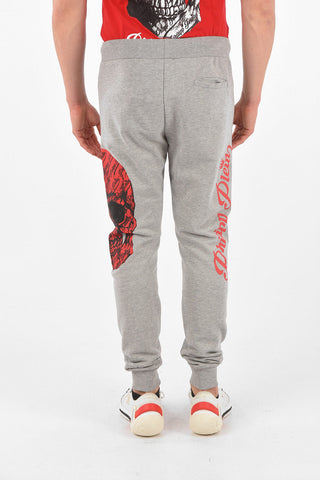 HOMME skull printed jogger pants