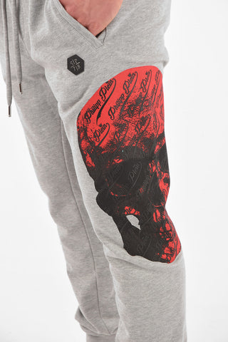 HOMME skull printed jogger pants