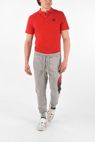 HOMME skull printed jogger pants