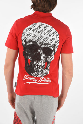 HOMME Polo ALLOVER SKULL in Cotone