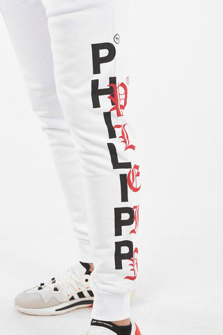 HOMME logo printed jogger pants