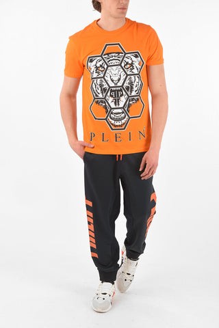HOMME EST.1978 Cotton HEXAGON TIGER T-Shirt