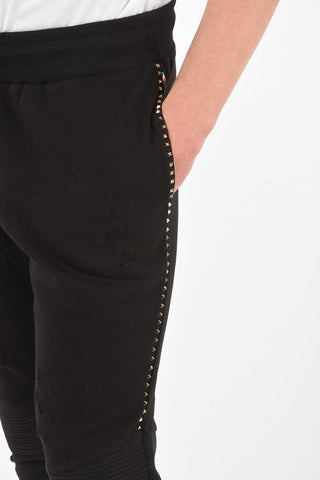HOMME Joggers Biker TONIGHT'S THE NIGHT con Borchie