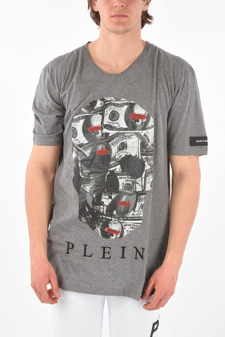 EST.1978 PLATINUM CUT v-neck printed t-shirt