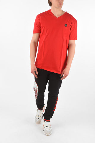 HOMME EST.1978 V Neck HEXAGON TIGER T-Shirt