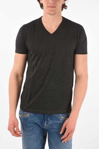 Short-sleeved V Neck T-Shirt