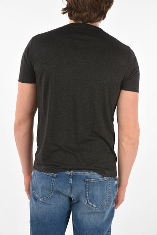 Short-sleeved V Neck T-Shirt