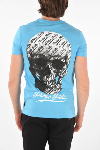 HOMME v-neck ALL OVER SKULL t-shirt