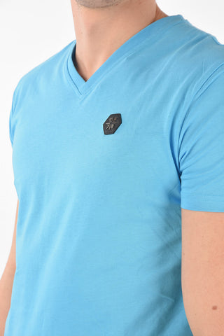 HOMME v-neck ALL OVER SKULL t-shirt