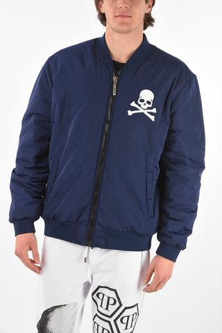 HOMME EST.1978 padded 2 pockets bomber with zip closure