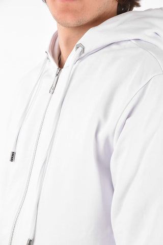 HOMME EST.1978 rhinestone embellishment sweatshirt with hood