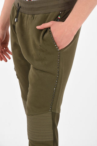 HOMME Joggers Biker TONIGHT'S THE NIGHT con Borchie