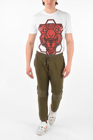 HOMME Joggers Biker TONIGHT'S THE NIGHT con Borchie