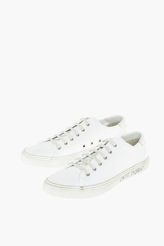 Lace up Canvas Sneakers with Logo