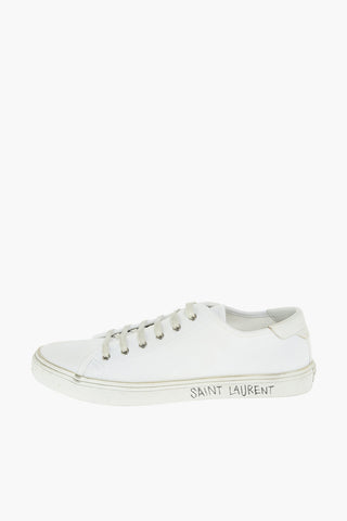 Lace up Canvas Sneakers with Logo