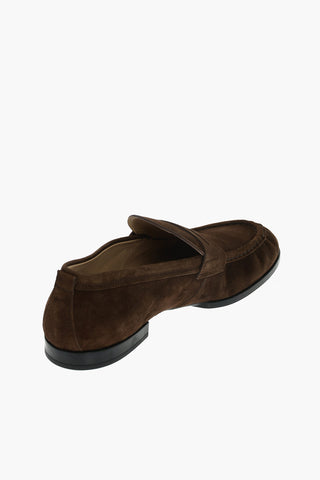 Cuir Sole Suede Penny Loafers