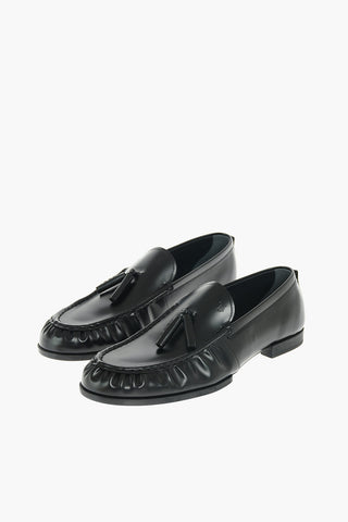 Cuir Sole Tassel Leather Loafers