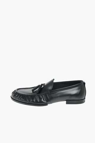 Cuir Sole Tassel Leather Loafers