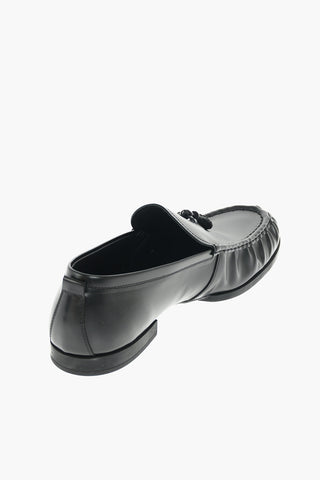 Cuir Sole Tassel Leather Loafers