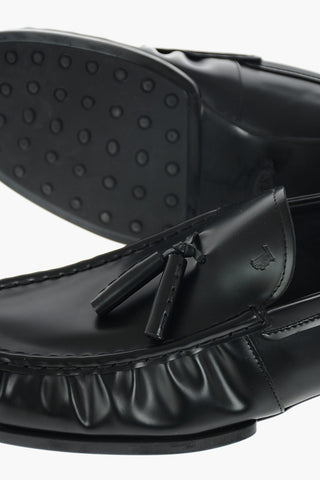 Cuir Sole Tassel Leather Loafers