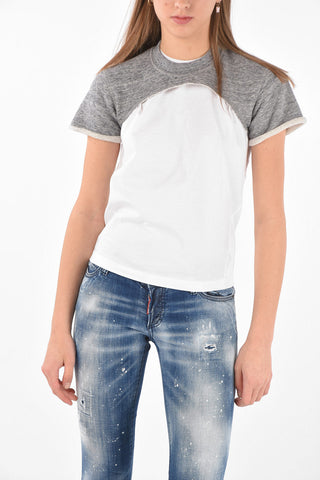 T-shirt WARM IT UP in Doppio Tessuto