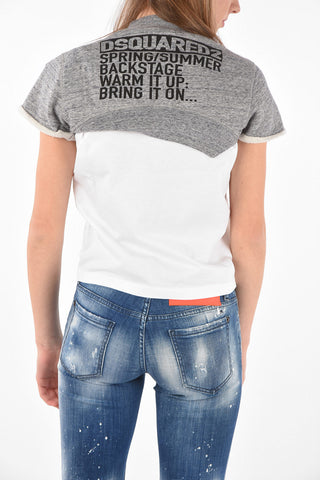 T-shirt WARM IT UP in Doppio Tessuto