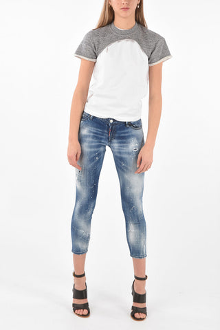 T-shirt WARM IT UP in Doppio Tessuto