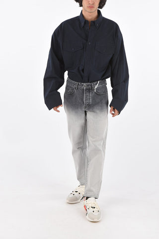 5 Pocket Shaded Wash Denim Pants