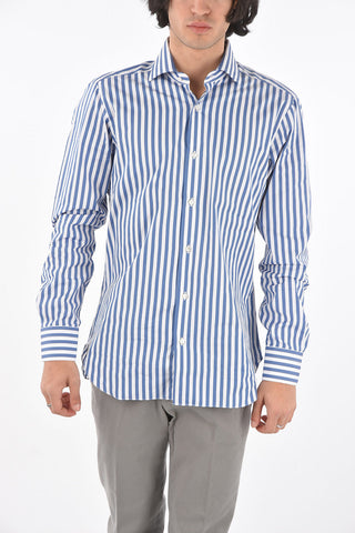 Striped cotton shikrt