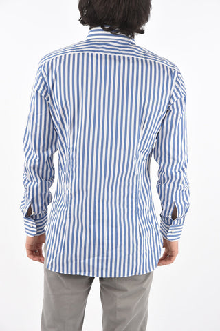 Camicia in cotone a righe 