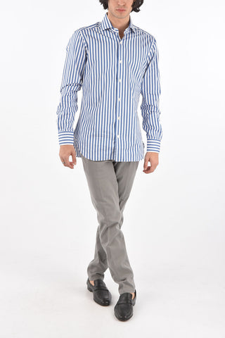 Striped cotton shikrt