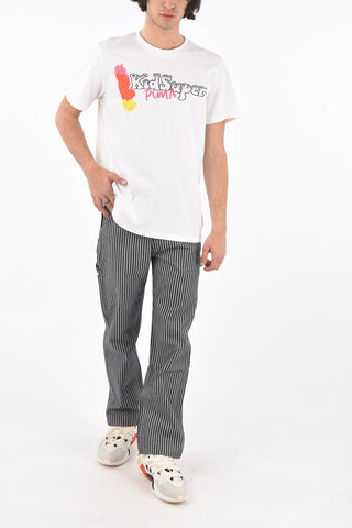 KID SUPER STUDIO T-shirt stampata con ricamo