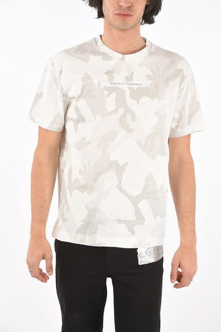Camouflage t-shirt with logo